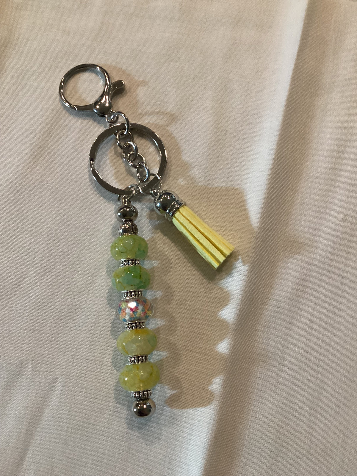 Pastel Yellow Keychain