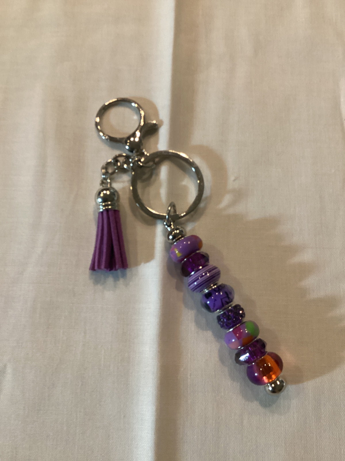 Dark Purple Keychain