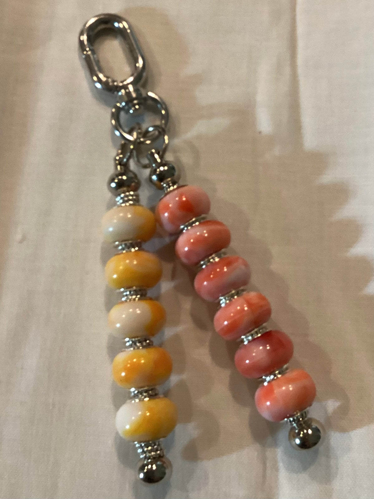 Ketchup & Mustard Keychain