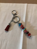 Dark Red Keychain