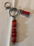Dark Red Keychain