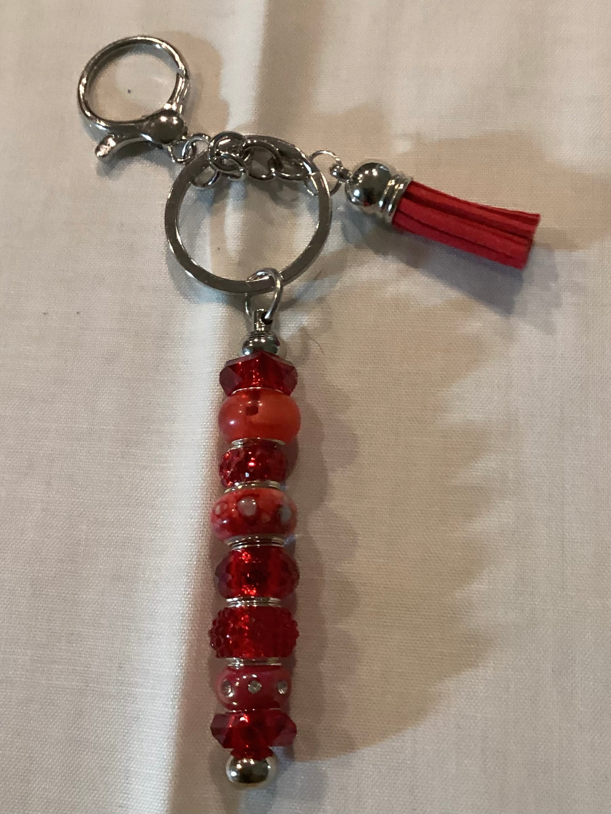 Dark Red Keychain