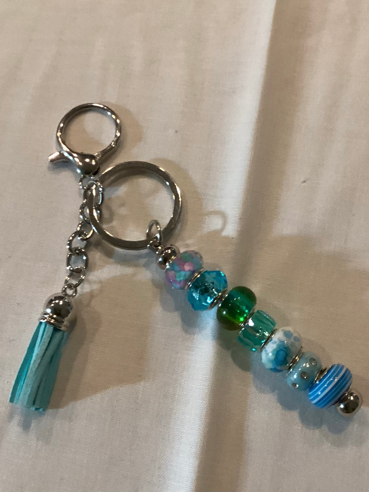 Teal Keychain