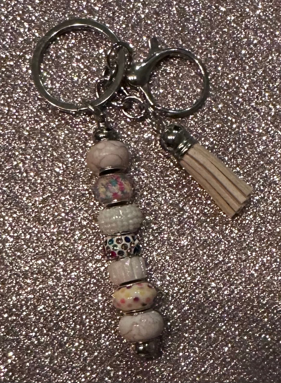 Pastel Brown keychain