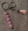 Pastel pink keychain