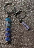 Gradient blue keychain