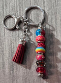 Cherry red keychain