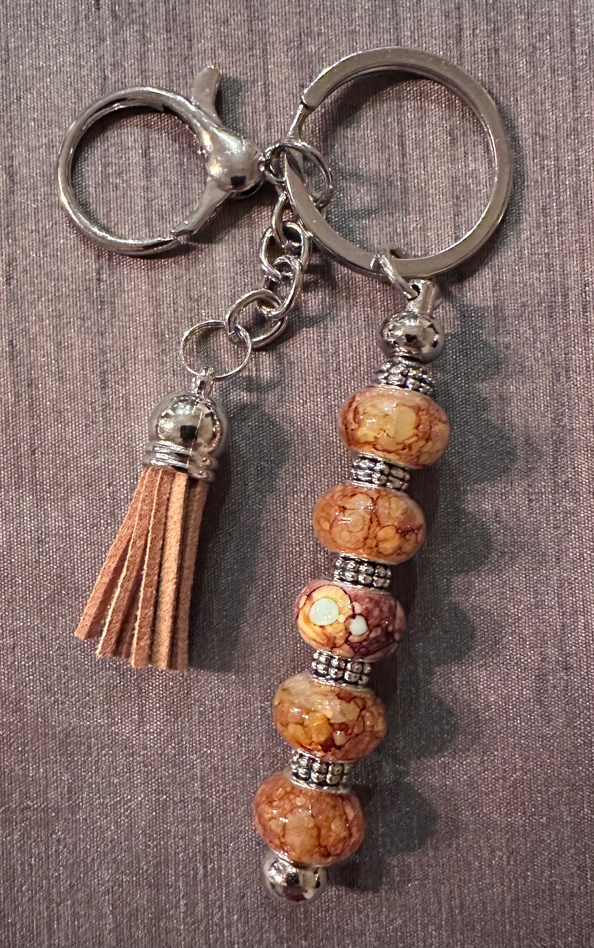 Light brown keychain
