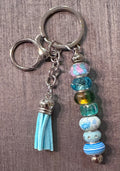Pastel blue keychain