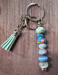 Light teal keychain