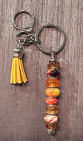 Cheddar orange keychain