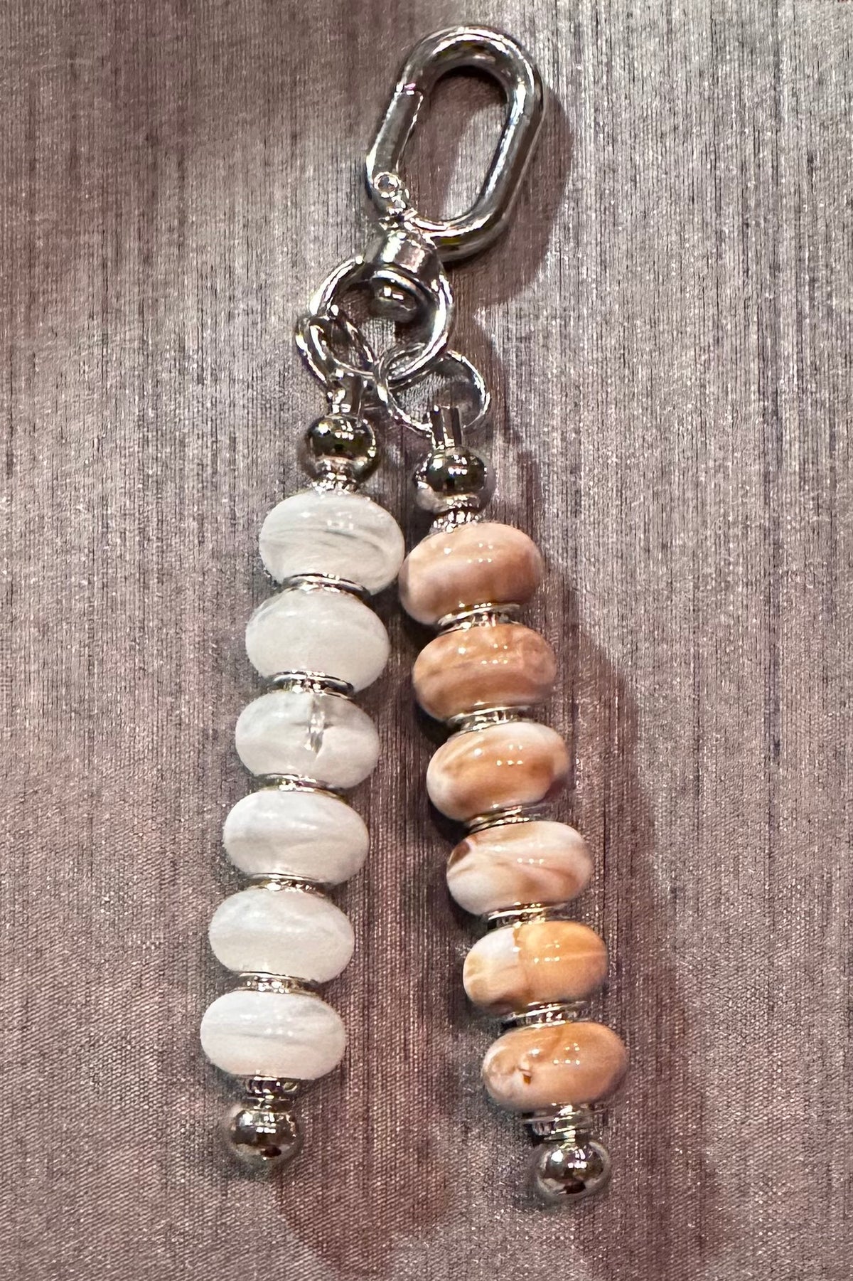 iced coffee double keychain