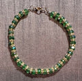 Green and Gold Bracelet