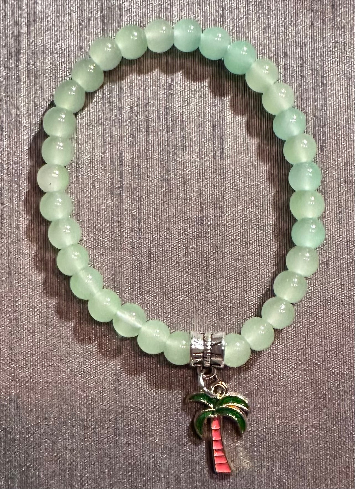 Palm Tree Charm Bracelet